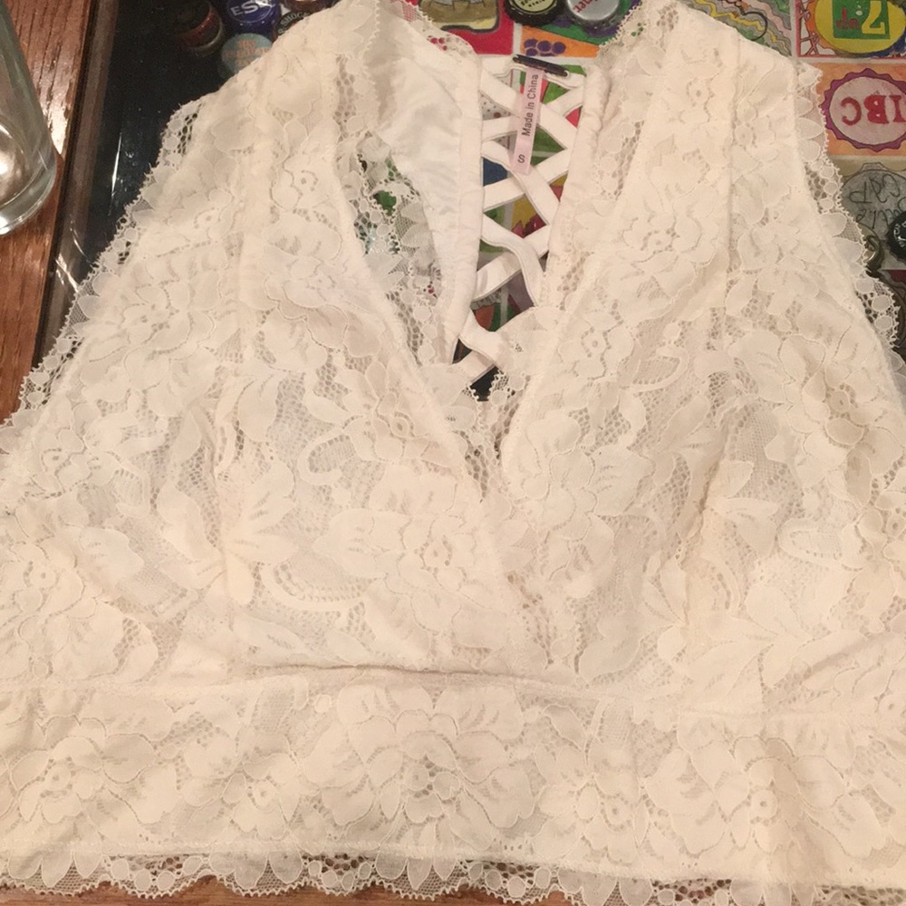 Cream bralette
